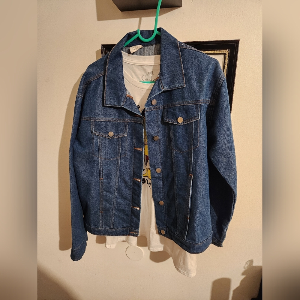 Coraline Tee & Jean Jacket